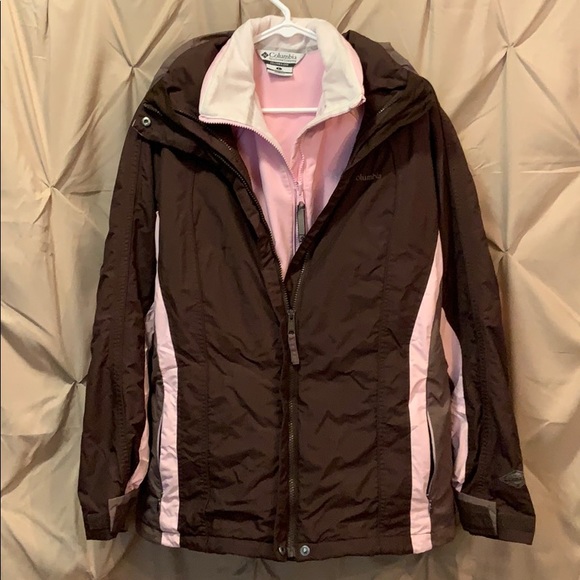 columbia jacket brown
